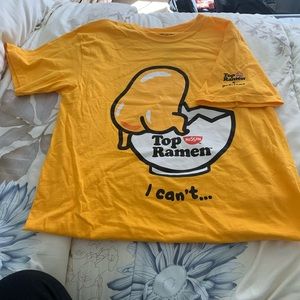 Top Ramen x Gudetama Yellow Shirt